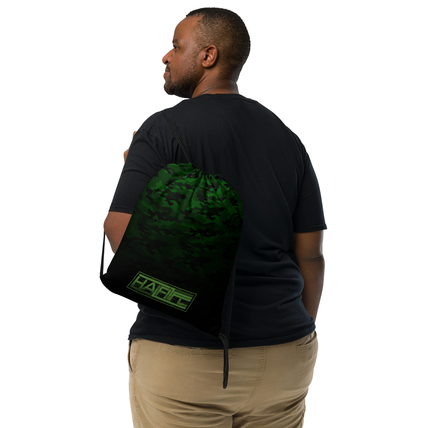 HALF L1FE - Green Camo [Drawstring Bag]