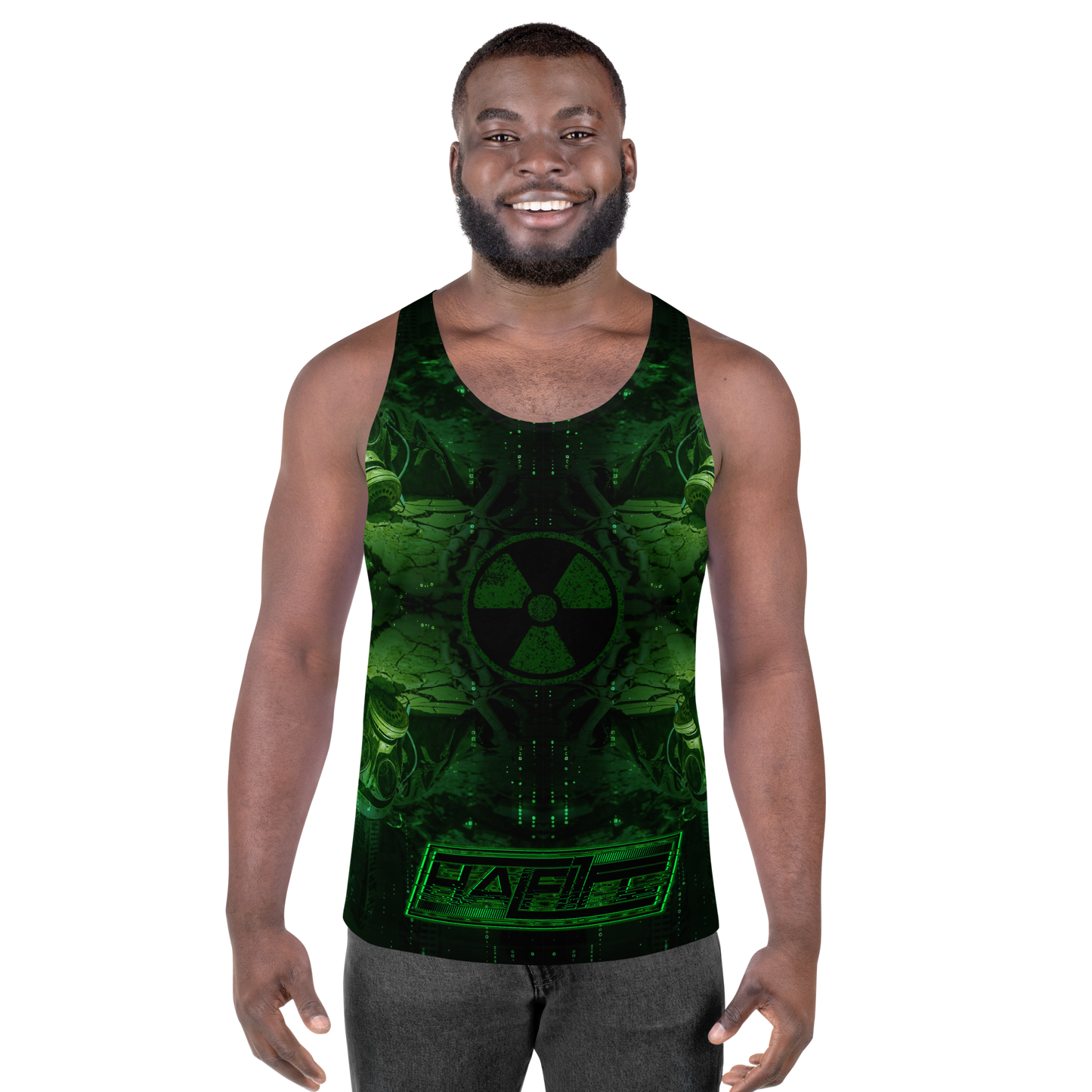 HALF L1FE - Green Split Dimension [All-Over Print Men's Tank Top]