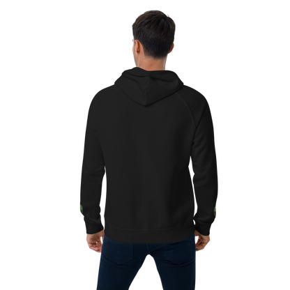 HALF L1FE - Mark of Atom [Embroidered Unisex Eco Raglan Hoodie]